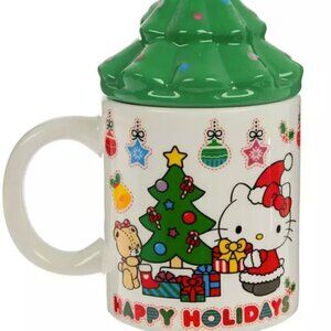 Hello Kitty Mug With Tree Lid - Brand new!​​​​